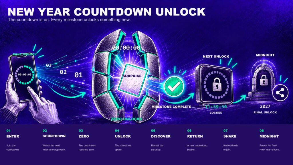 New Year Countdown Unlock