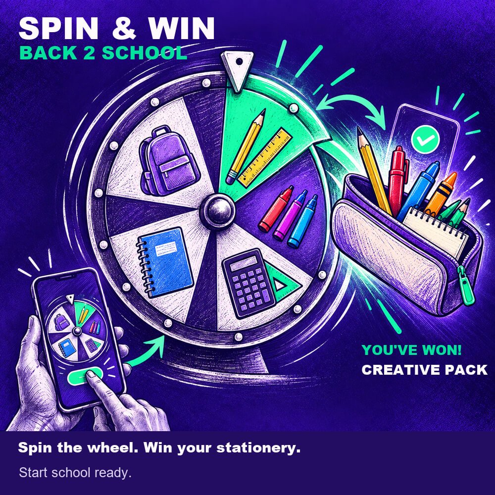Spin & Win – Back 2 School
